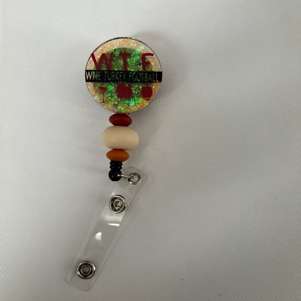 WTF. Wine Turkey Football Badge Reel
